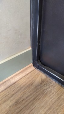 Verrière style industriel / Porte battante / Finition fer brut patiné