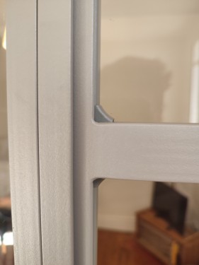 Verrière style art déco / Porte battante Porte coulissante / Finition thermolaquée