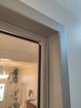 Verrière style art déco / Porte battante Porte coulissante / Finition thermolaquée