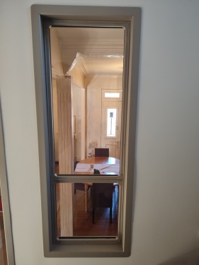 Verrière style art déco / Porte battante Porte coulissante / Finition thermolaquée