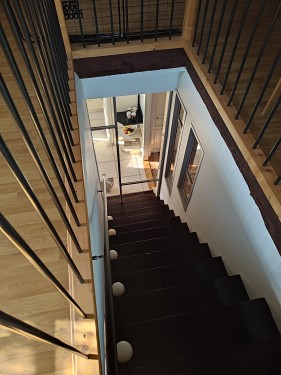 Verrière style art déco / Porte battante Porte coulissante / Finition thermolaquée